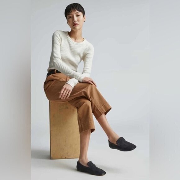 Everlane - Women's The Day Loafer - Black Suede. Size: 6.5. NIB - Picture 14 of 15